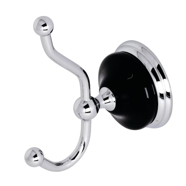 BA9117C Water Onyx Robe Hook, Polished Chrome